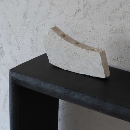 Natural Lime Stone Candle Holder