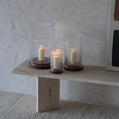 Glass Candle Holder