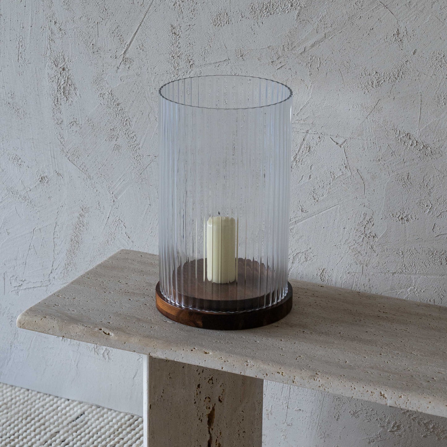 Glass Candle Holder