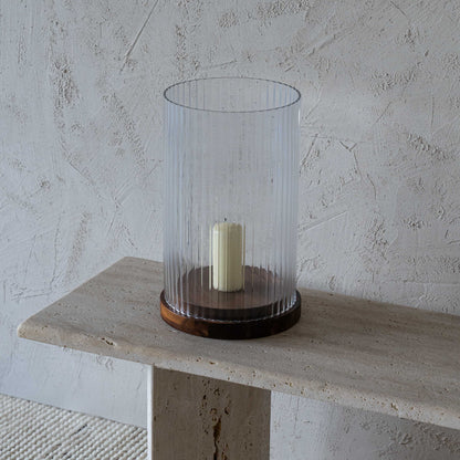 Glass Candle Holder