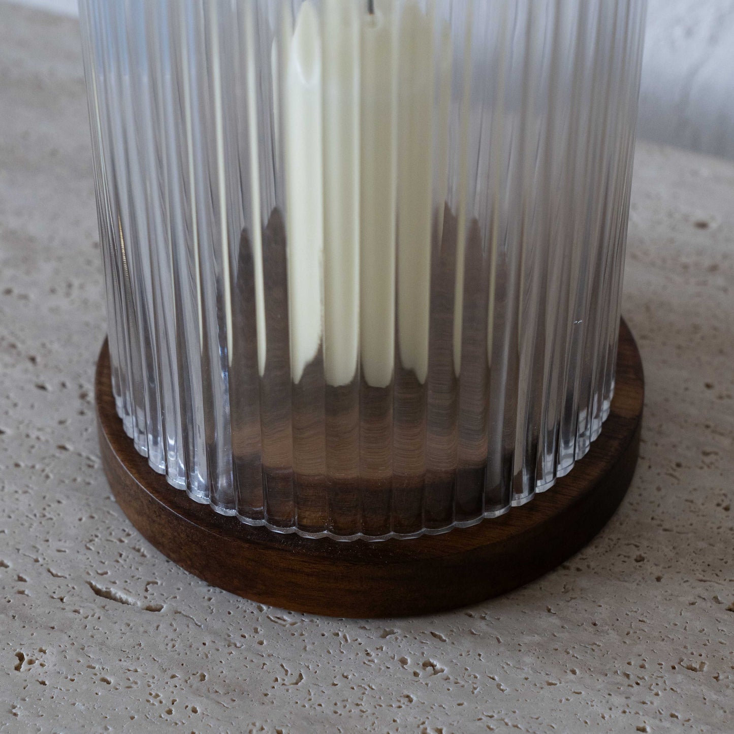 Glass Candle Holder