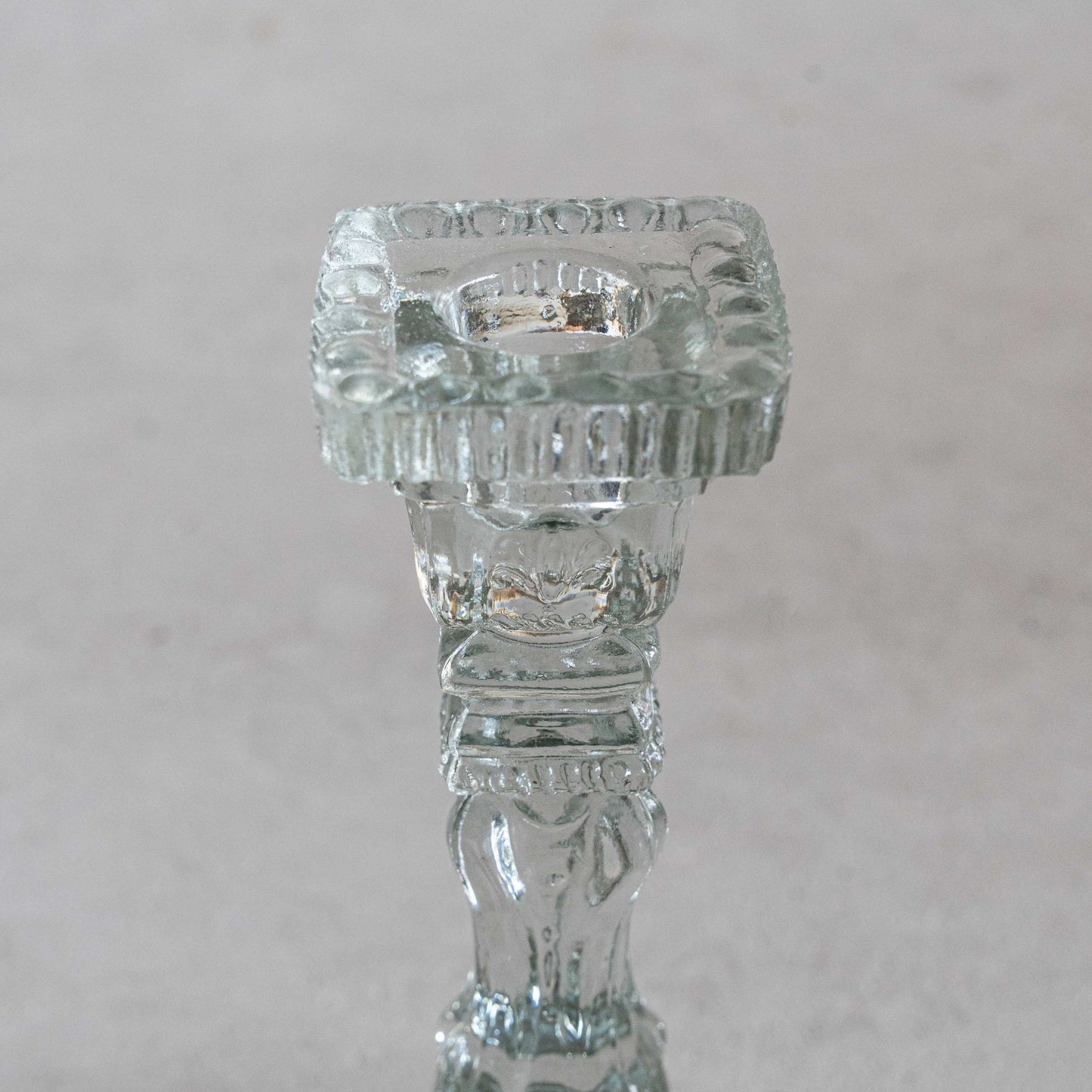 Classic Vintage Glass Candle Holder - SE-66342