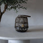 Classic Dark Wood Candle Holder | Lantern with Glass