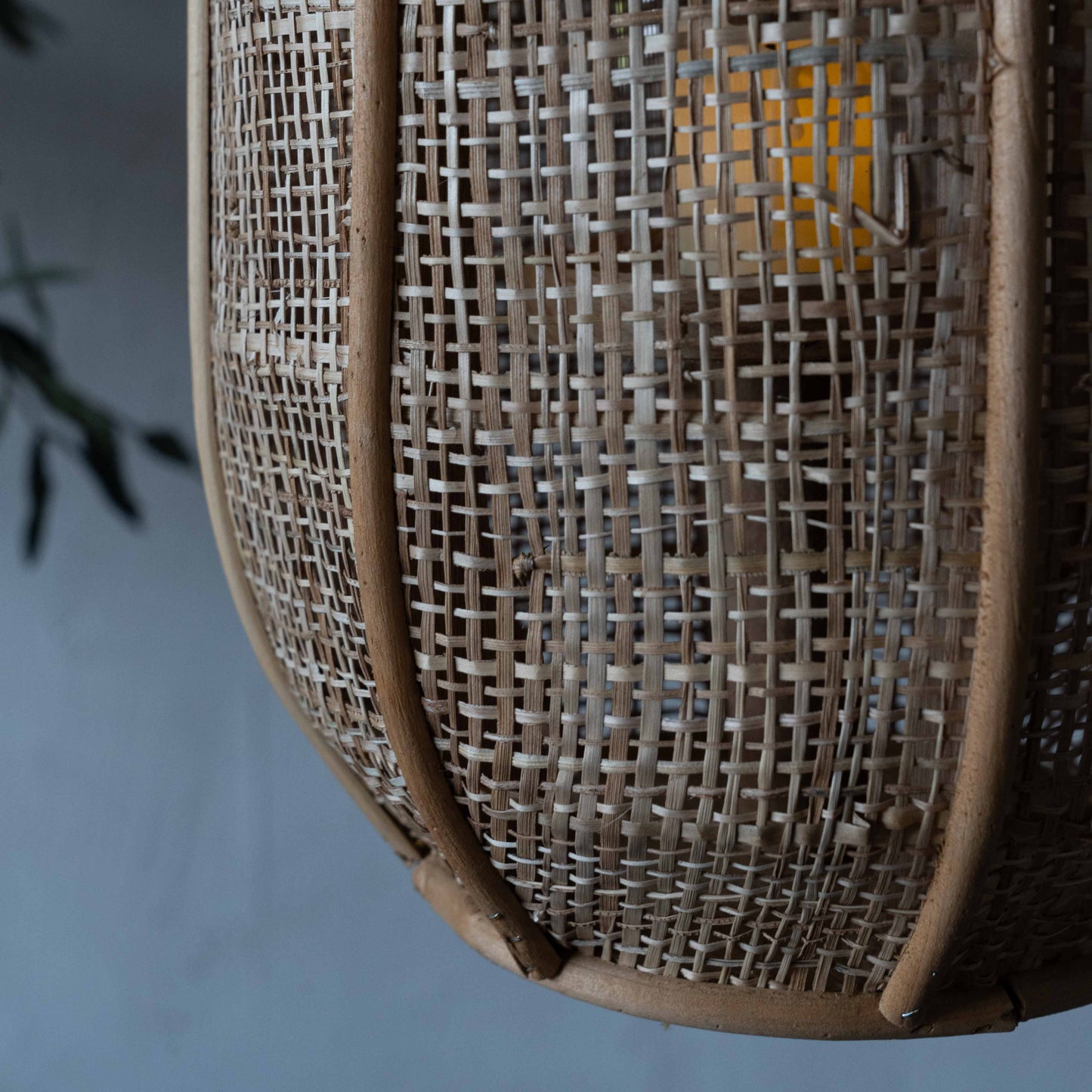 Hanging & Table Rattan Candle Holder | Lantern with Glass