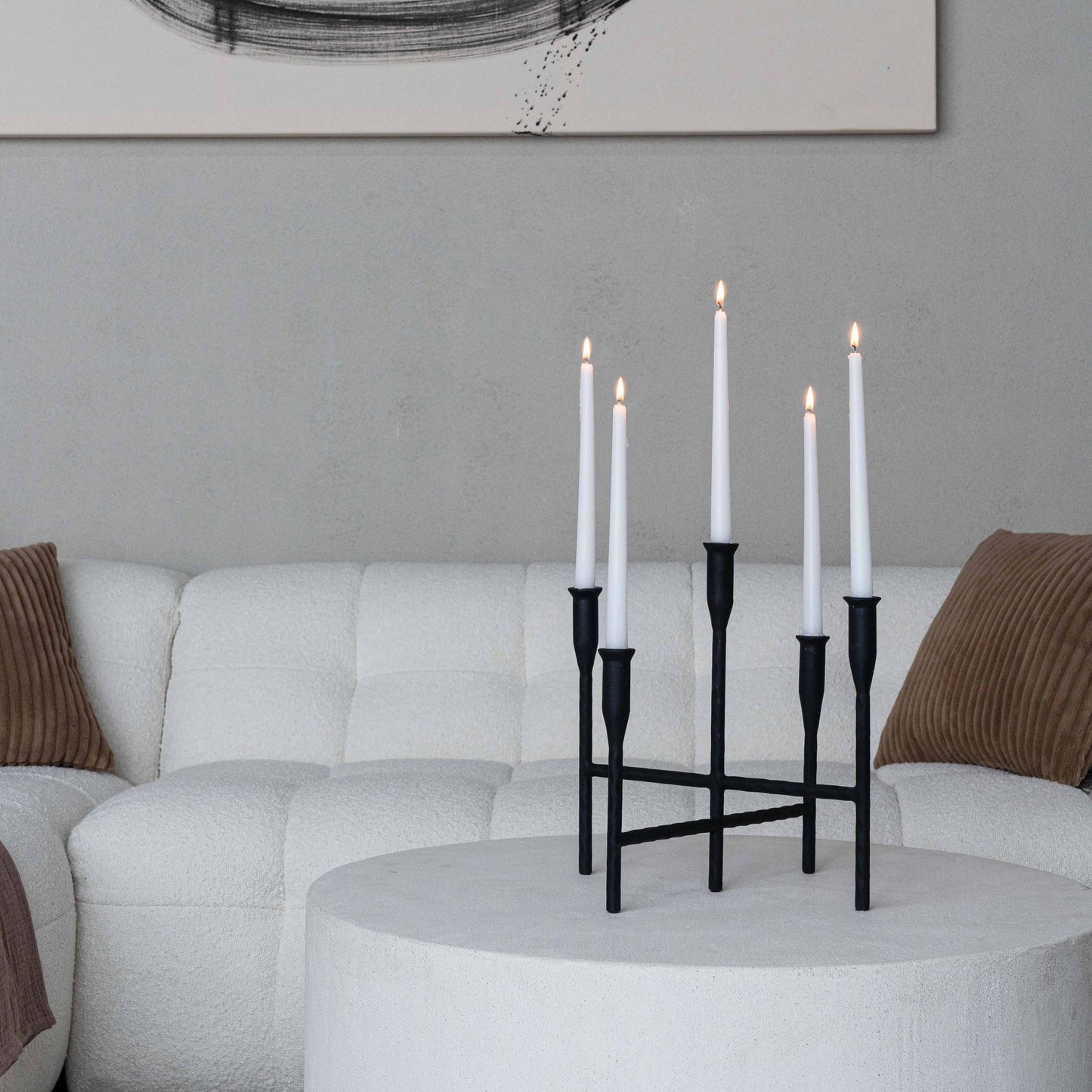Silo Steel Candle Holder