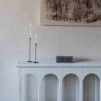 Thin Steel Candle Holder