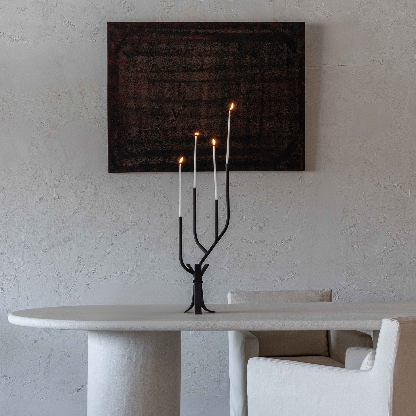 Classic Thin Steel Candle Holder